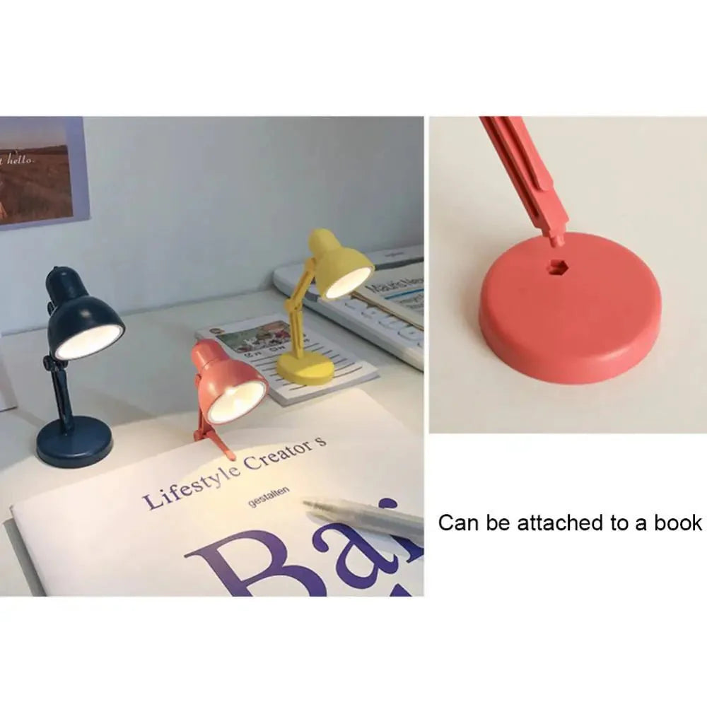 Minimalistische Farbige LED Buchleuchte