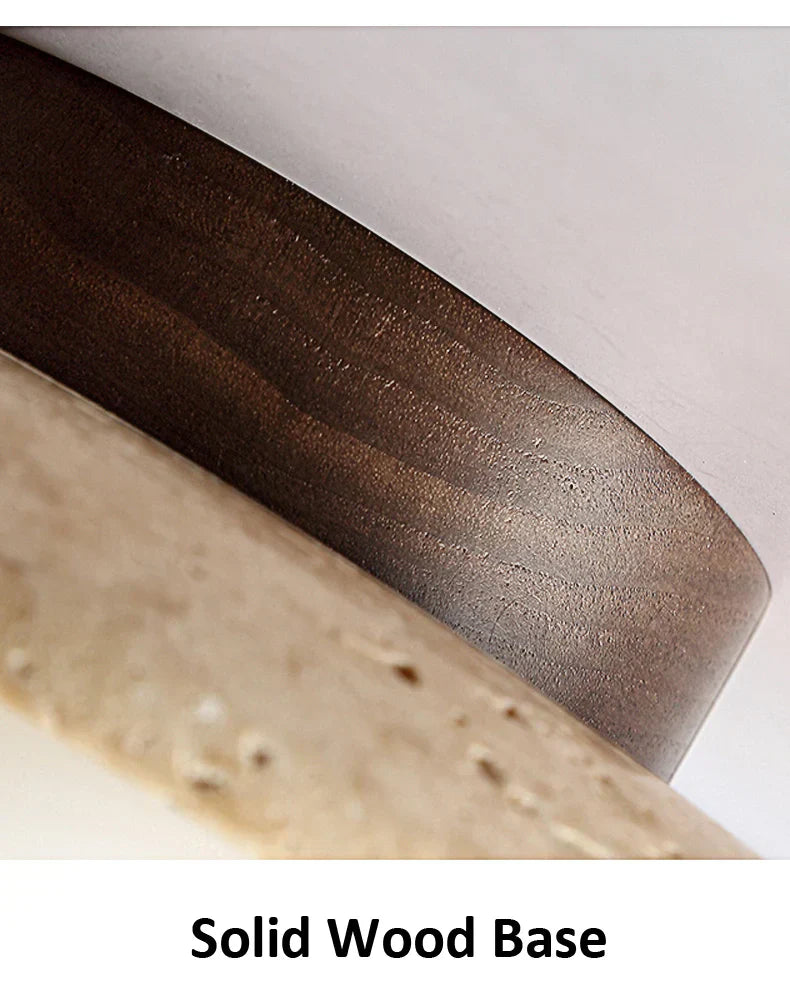 Deckenleuchte Marmor Holz Modern Minimalistisch Lampe