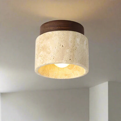 Deckenleuchte Marmor Holz Modern Minimalistisch Lampe