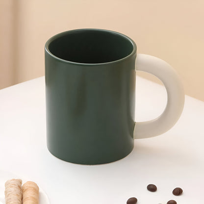 Minimalist Einfarbige Gesplittete Kaffeetasse