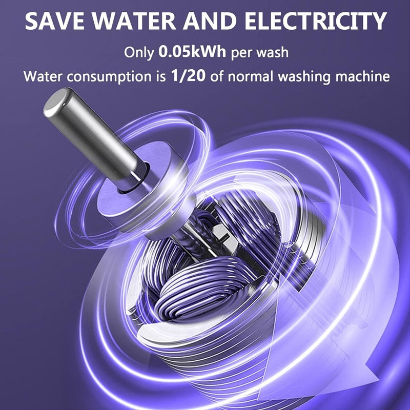 8L tragbare Mini-Waschmaschine mit Trockner