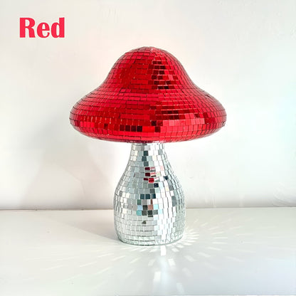 Spiegelnde Disco-Pilz-Dekoration