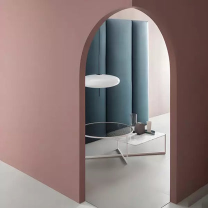 Moderne Metall- und Acrylaufhängung - Ökologisches LED-Design lampe minimalistisch