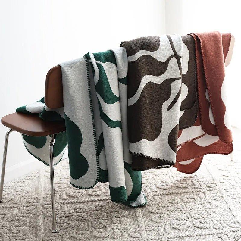BohoWarm – Luxus Bohemian Living Decke mit modernem abstraktem Design