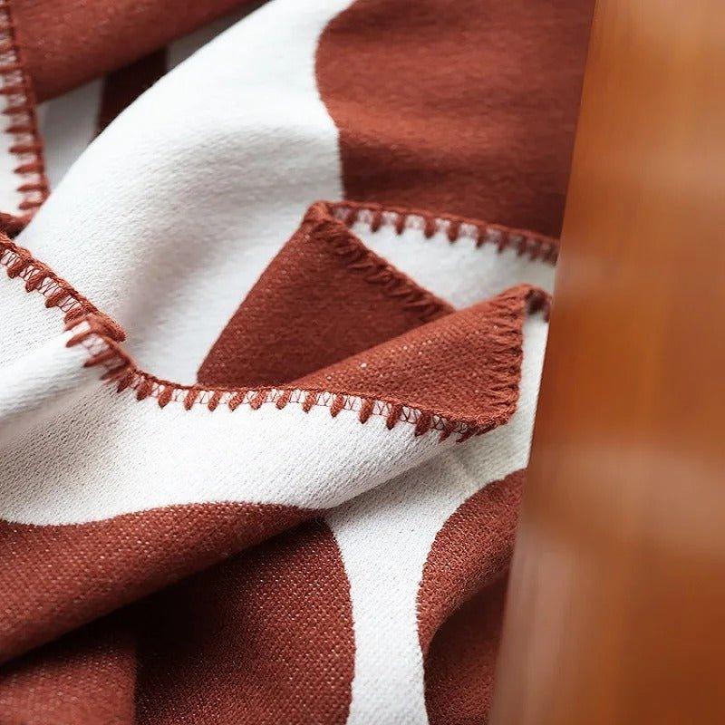 BohoWarm – Luxus Bohemian Living Decke mit modernem abstraktem Design
