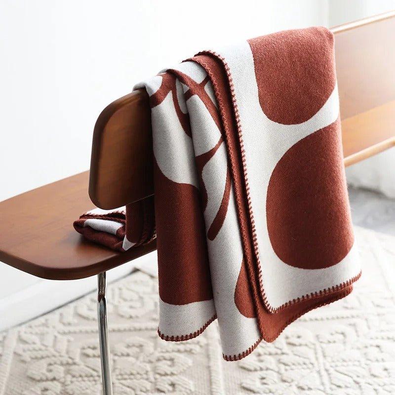 BohoWarm – Luxus Bohemian Living Decke mit modernem abstraktem Design