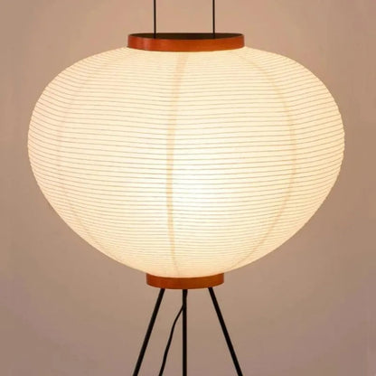 Moderne japanische Stativ hohe Stehlampe │ Minimalistische Vintage Stehlampe
