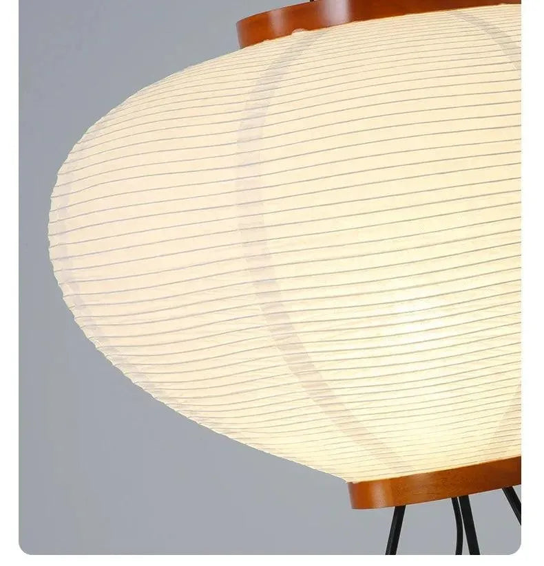 Moderne japanische Stativ hohe Stehlampe │ Minimalistische Vintage Stehlampe