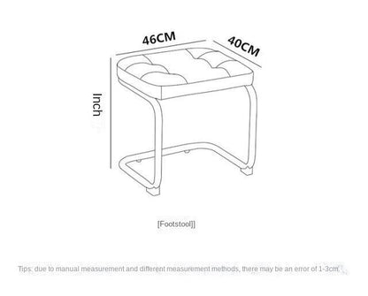 Hocker + Bankstuhl im modernen Stil