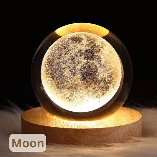 Beruhigende kosmische Lichter: Die Galaxie, Saturn und der Mond