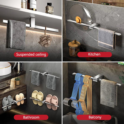 Beweglicher Handtuchständer Handtuchhalter Handtuchhalter Wandmontiert Handtuchstange