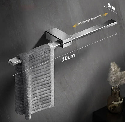 Beweglicher Handtuchständer Handtuchhalter Handtuchhalter Wandmontiert Handtuchstange