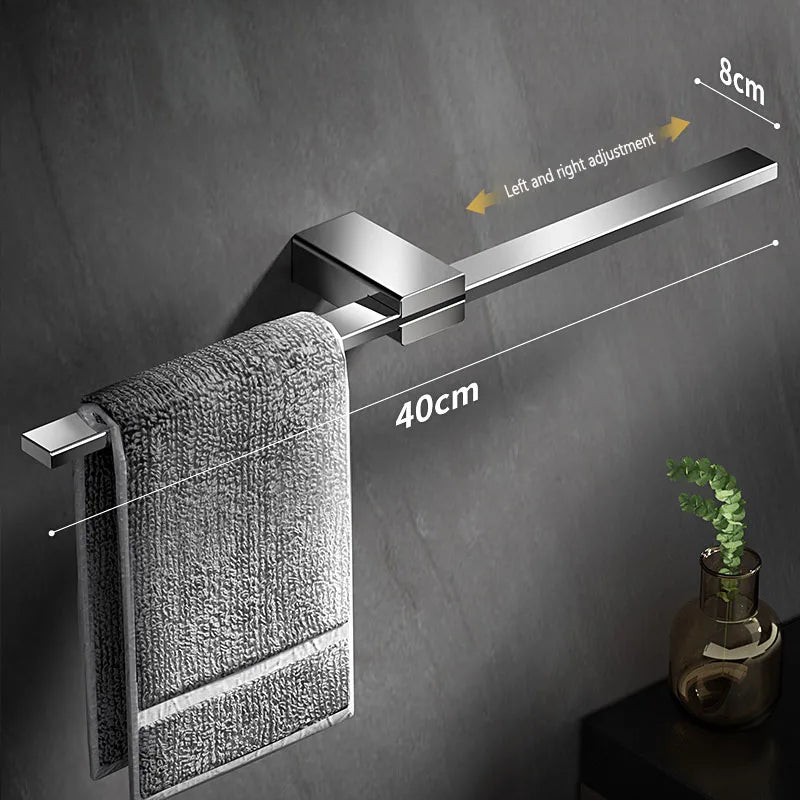 Beweglicher Handtuchständer Handtuchhalter Handtuchhalter Wandmontiert Handtuchstange
