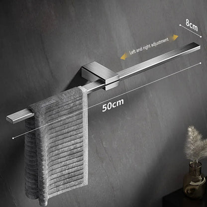 Beweglicher Handtuchständer Handtuchhalter Handtuchhalter Wandmontiert Handtuchstange