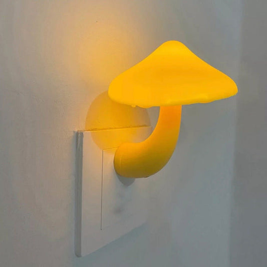 Verzaubernde Pilzwandlampe mit Smart-Sensor – Gemütliches Ambient-Nachtlicht für Schlafzimmer und Flur
