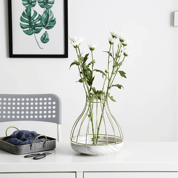 Garduru Moderne Keramikvase | Minimalistisches Design | Deko für Zuhause