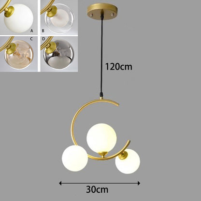 Moderne LED-Hängelampe – Designlampe aus Glas und Acryl für Wohnzimmer und Esszimmer