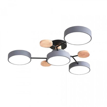 LED-Deckenlampe Nordic Branched Disc - Eleganz und Wärme in Ihrem Innenraum