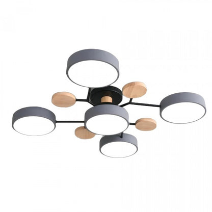LED-Deckenlampe Nordic Branched Disc - Eleganz und Wärme in Ihrem Innenraum