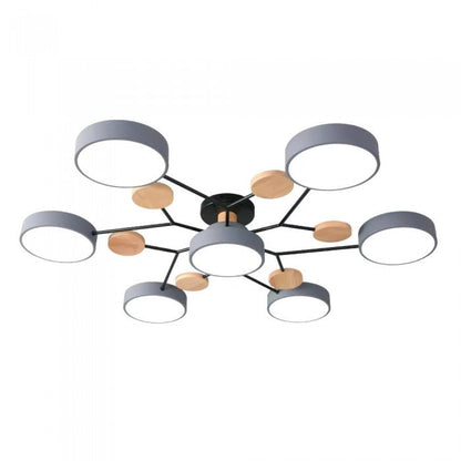LED-Deckenlampe Nordic Branched Disc - Eleganz und Wärme in Ihrem Innenraum