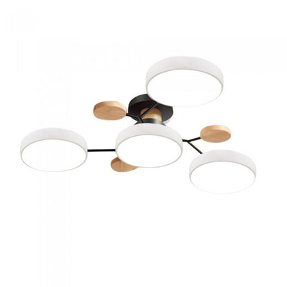 LED-Deckenlampe Nordic Branched Disc - Eleganz und Wärme in Ihrem Innenraum