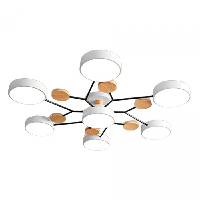 LED-Deckenlampe Nordic Branched Disc - Eleganz und Wärme in Ihrem Innenraum
