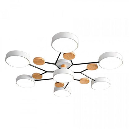 LED-Deckenlampe Nordic Branched Disc - Eleganz und Wärme in Ihrem Innenraum