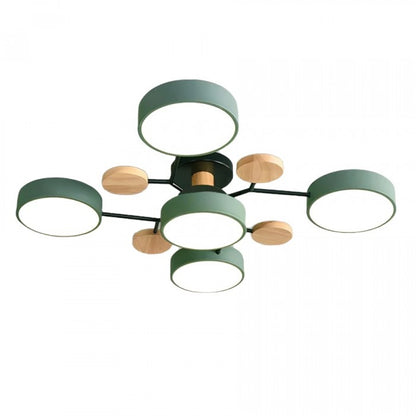 LED-Deckenlampe Nordic Branched Disc - Eleganz und Wärme in Ihrem Innenraum