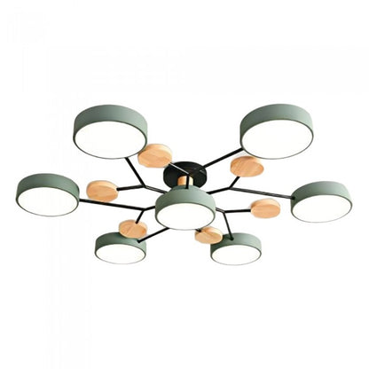 LED-Deckenlampe Nordic Branched Disc - Eleganz und Wärme in Ihrem Innenraum