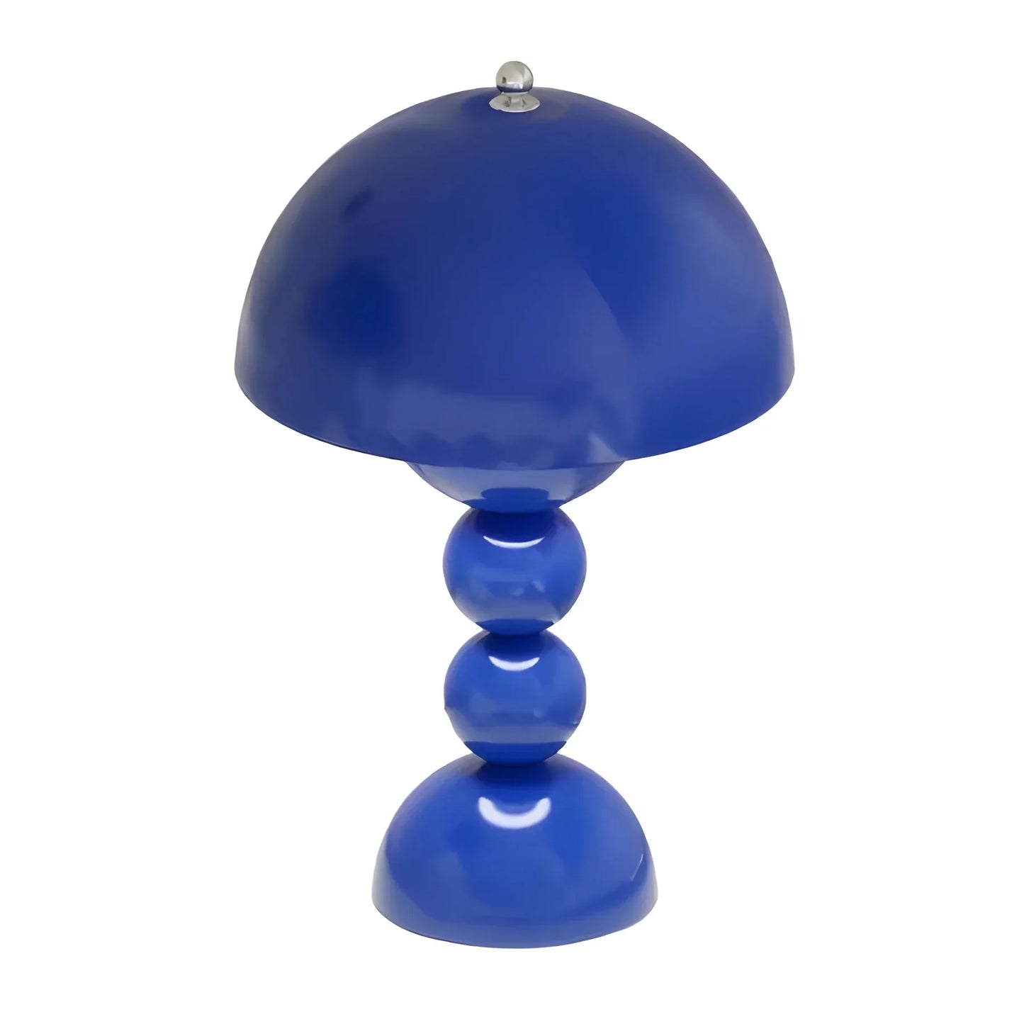 Moderne geometrische Tischlampe - Stilvolles skandinavisches Design mit buntem Fuß