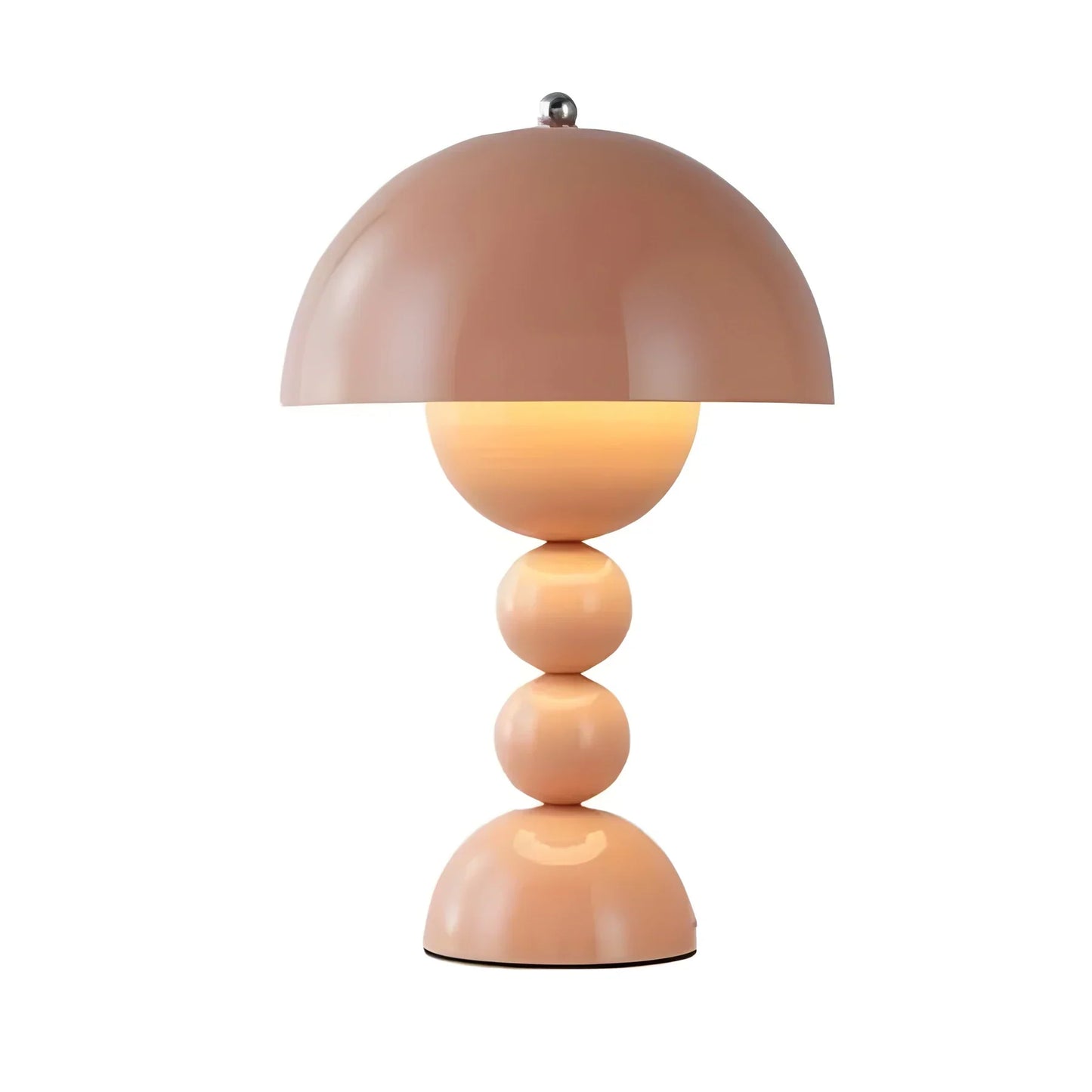 Moderne geometrische Tischlampe - Stilvolles skandinavisches Design mit buntem Fuß