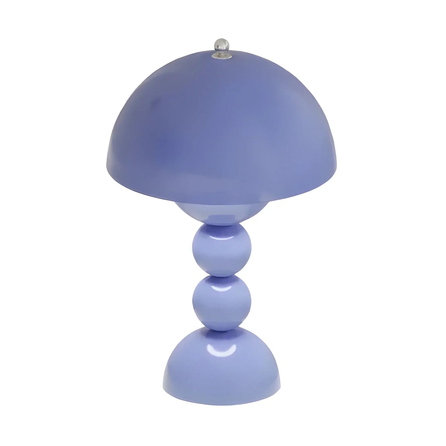 Moderne geometrische Tischlampe - Stilvolles skandinavisches Design mit buntem Fuß