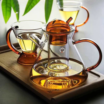 Teekanne und Tasse Nordic Crystal – Minimale Eleganz für Ihre Teepause