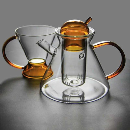 Teekanne und Tasse Nordic Crystal – Minimale Eleganz für Ihre Teepause