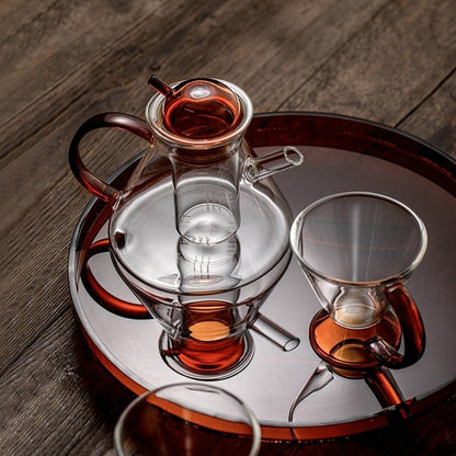 Teekanne und Tasse Nordic Crystal – Minimale Eleganz für Ihre Teepause