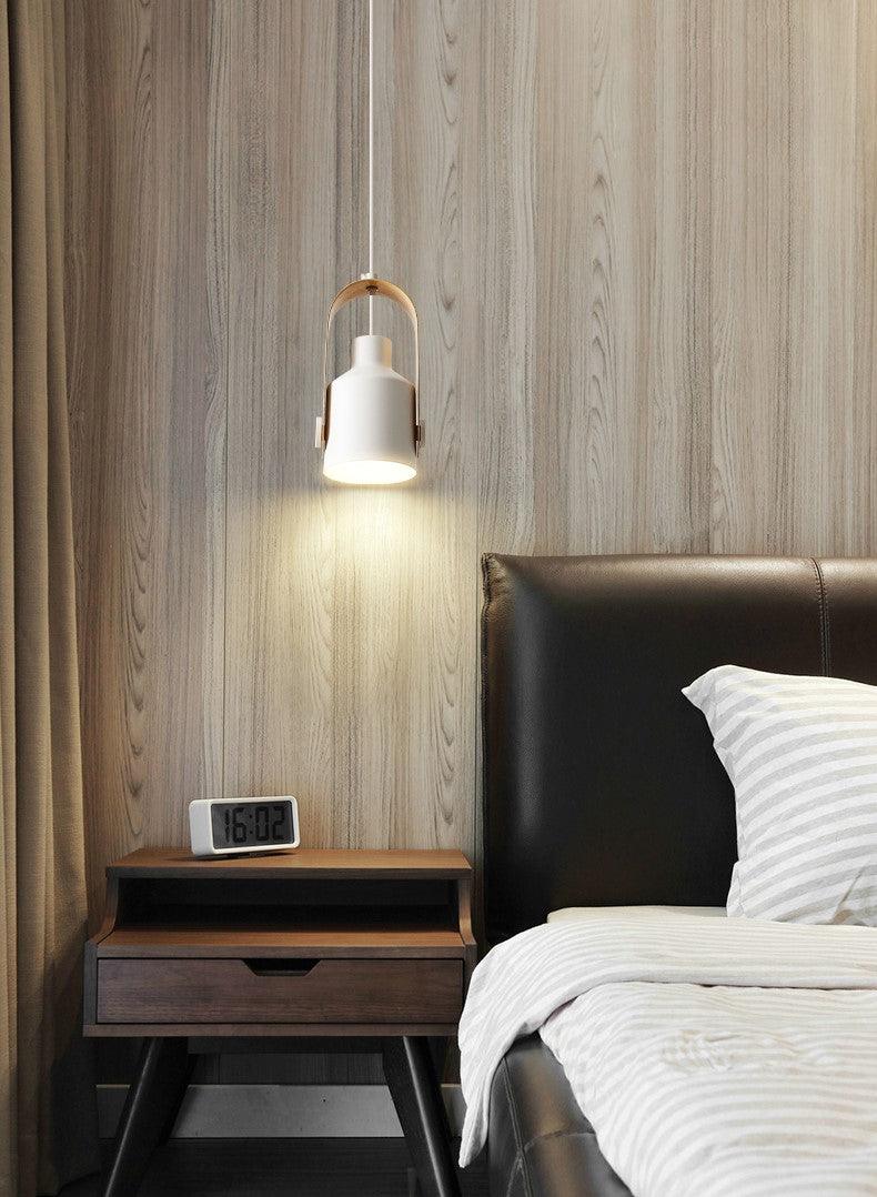 Garduru Hängeleuchte – Schlanke & Minimalistische Holz-Metall Pendelleuchte