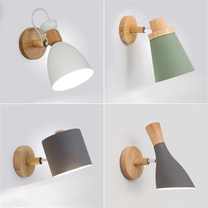Garduru - Moderne LED Holz Wandleuchte für das Schlafzimmer