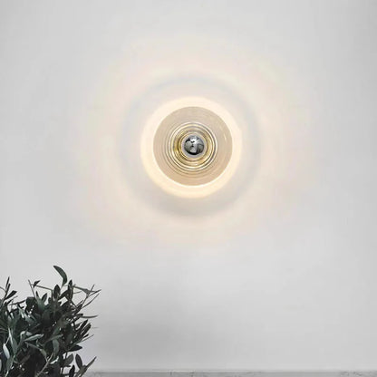 Vintage LED Wandleuchte aus Glas – Nostalgischer Charme mit modernem Design