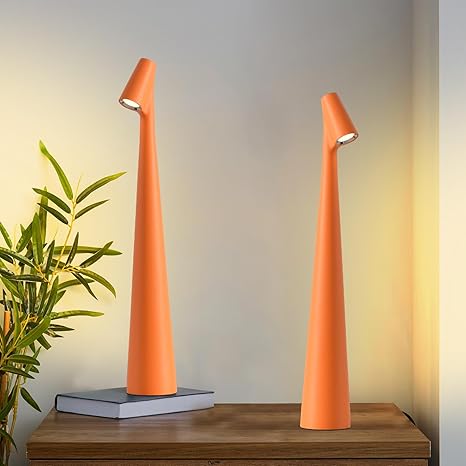 Tischlampe Modern Rot Metall LED Licht