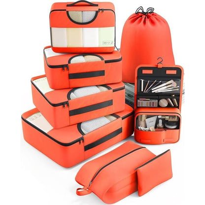 8 Set Packwürfel für Reisen