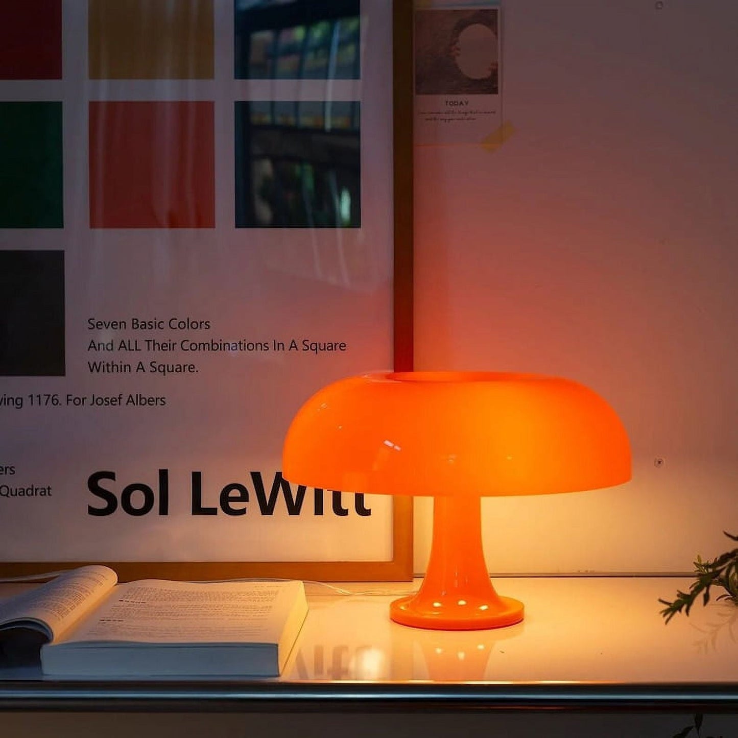 Orange Mushroom Lampe | Zeitloser Dekor