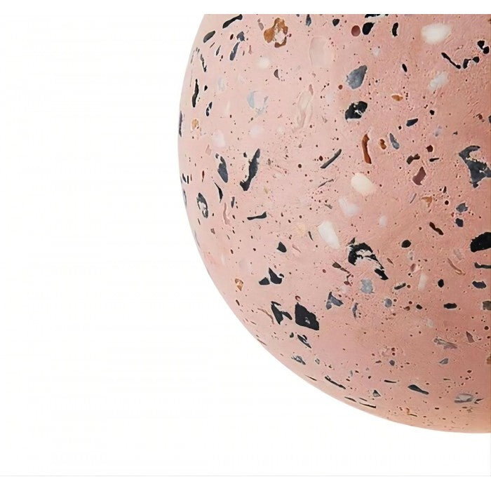 Aufhängung Origo – Geometrisches Design aus Zement, Vulkangestein und Opalglas