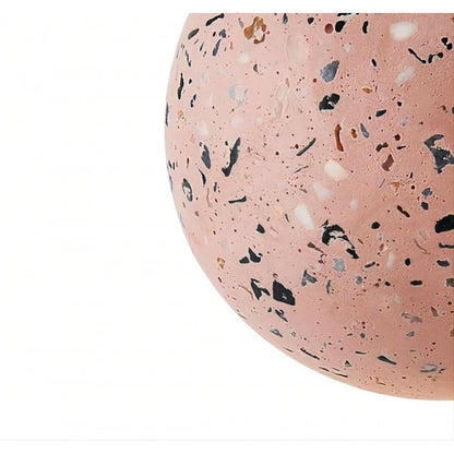 Aufhängung Origo – Geometrisches Design aus Zement, Vulkangestein und Opalglas