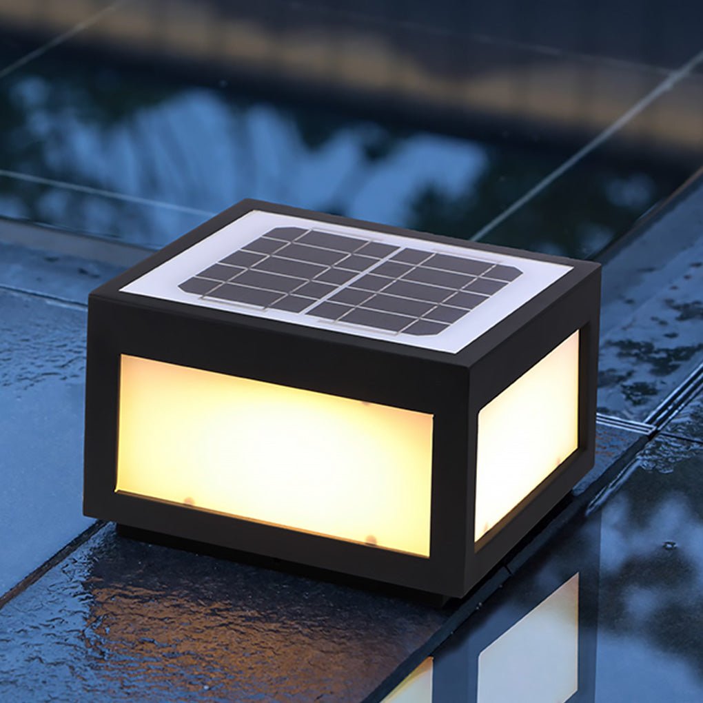 Solar Black Outdoor LED Pfostenlicht