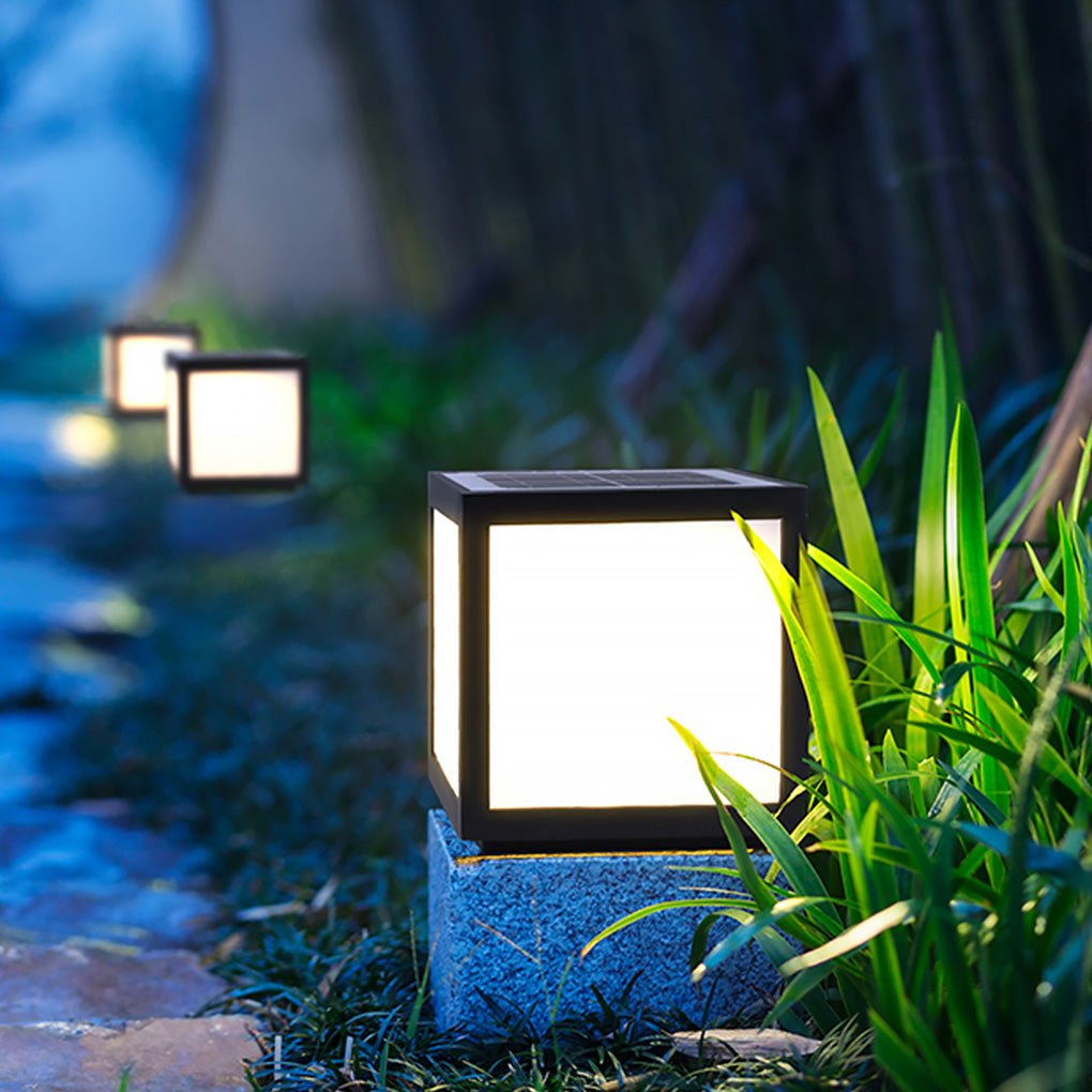 Solar Black Outdoor LED Pfostenlicht