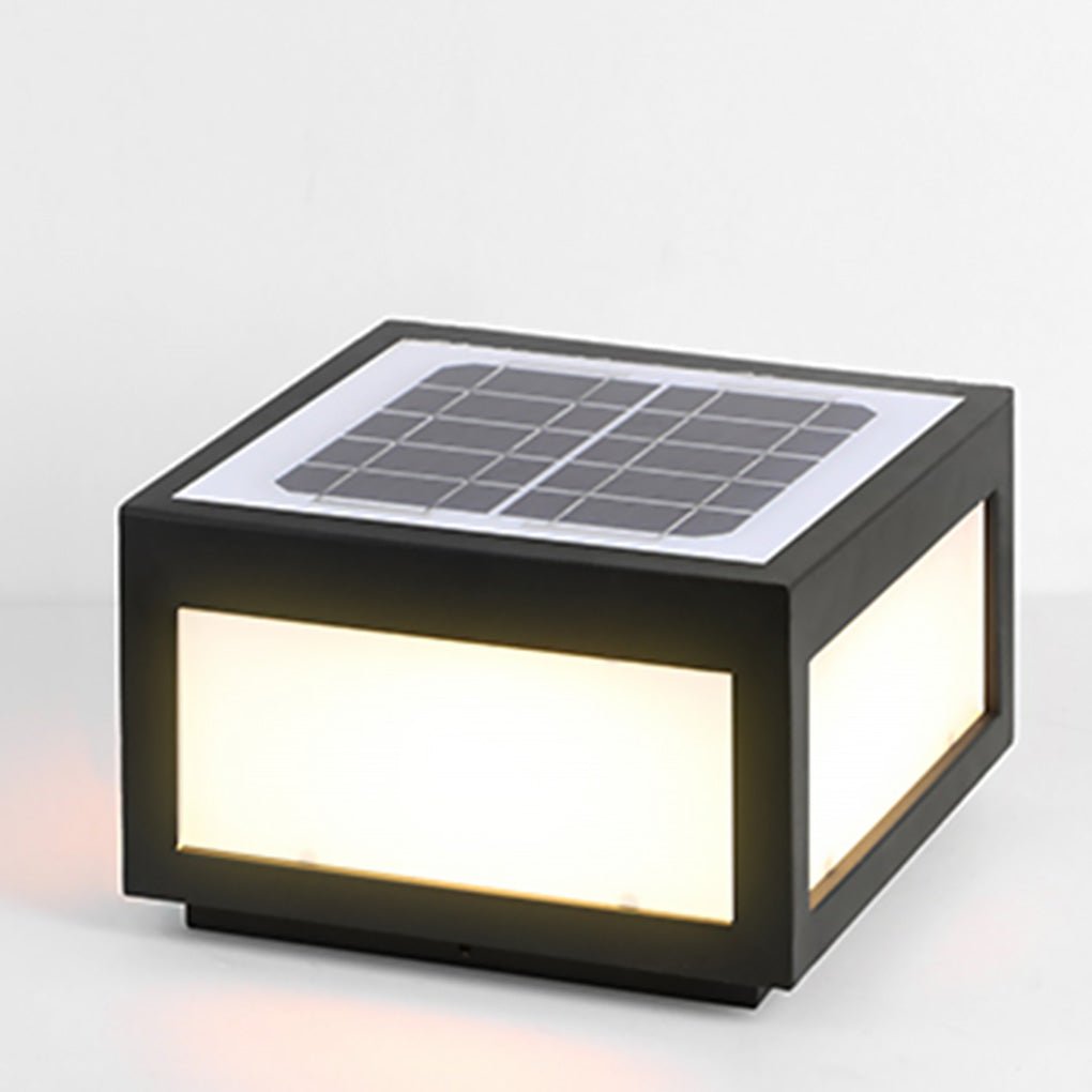 Solar Black Outdoor LED Pfostenlicht