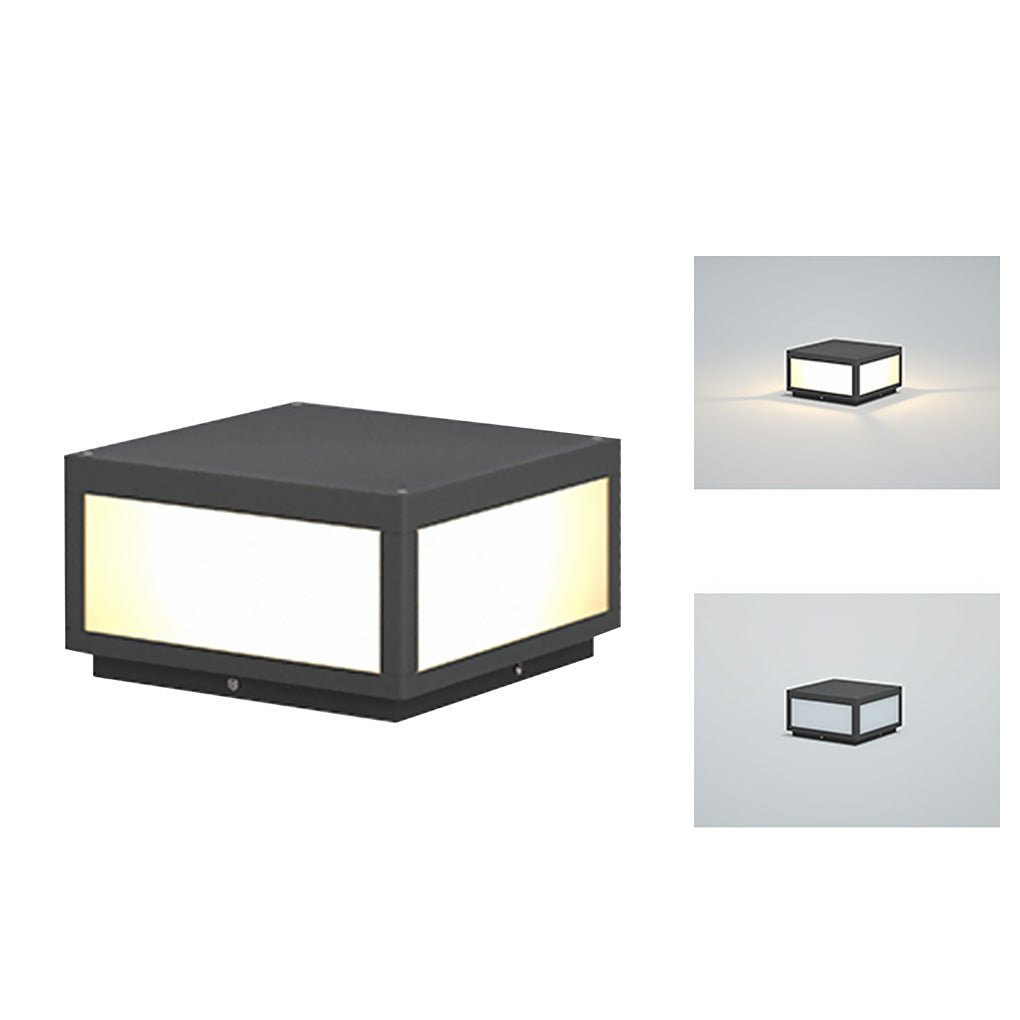 Solar Black Outdoor LED Pfostenlicht
