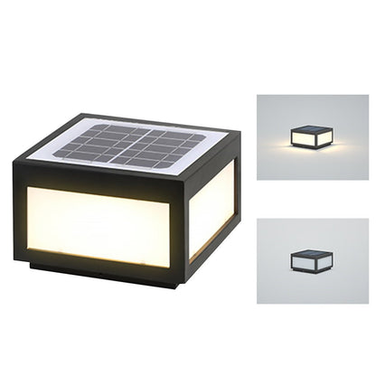 Solar Black Outdoor LED Pfostenlicht