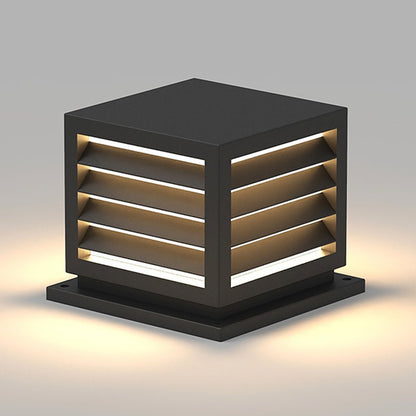 Außen Garten Post Licht mit Solar LED