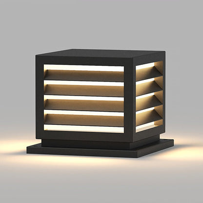 Außen Garten Post Licht mit Solar LED